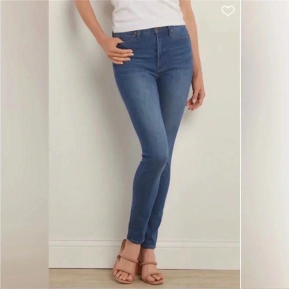 Soft Surroundings The Ultimate High Rise Slim Jeans - Picture 1 of 11